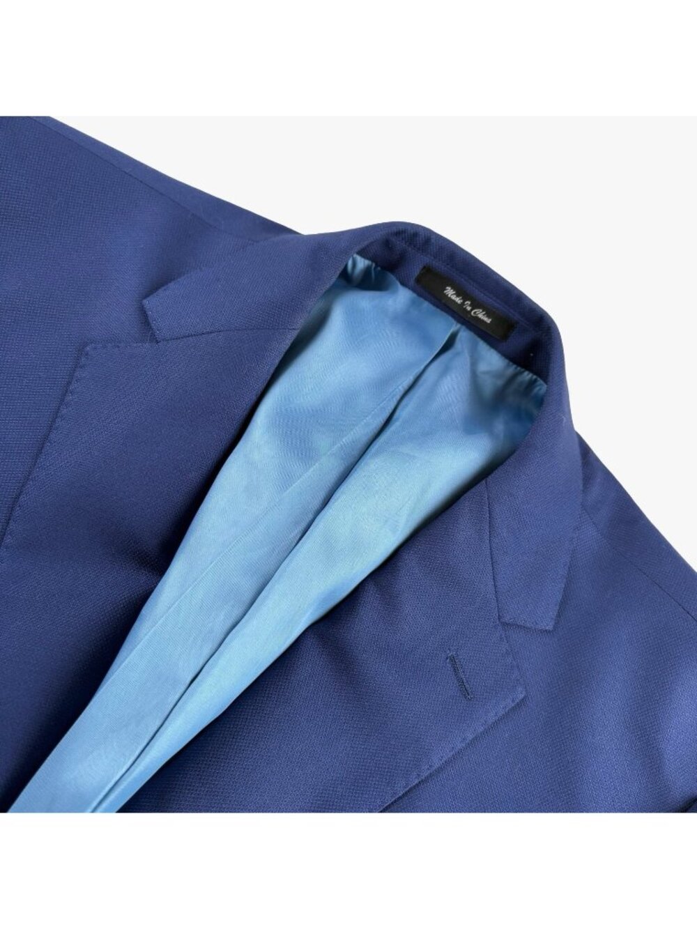 Paul Betenly Men’s 100% Wool Blazer Jacket Blue • 44R